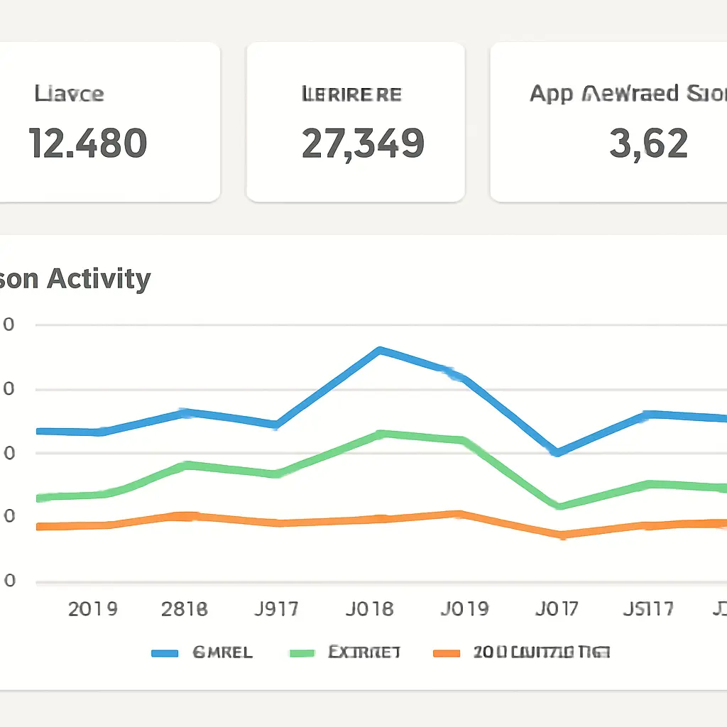 Аналитика активности График активности пользователей на форуме и статистика посещений