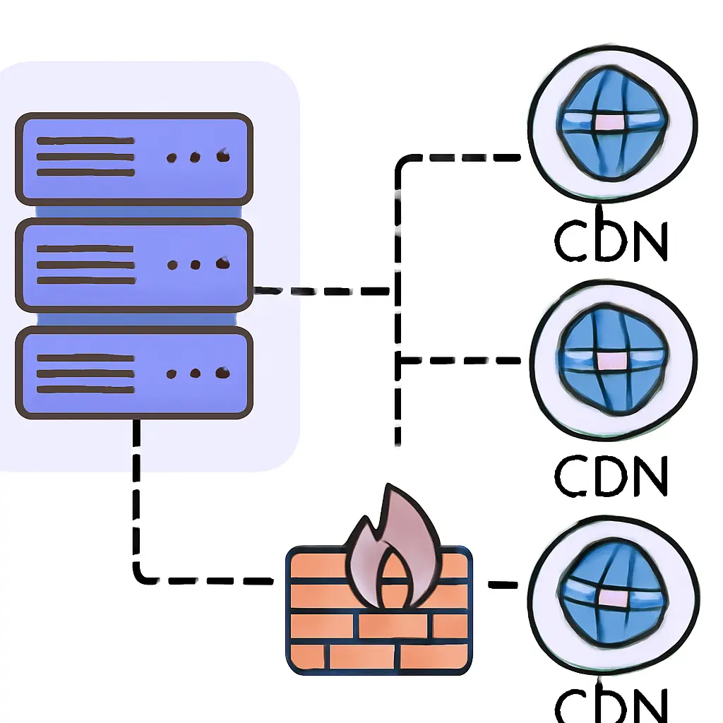 Схема серверов, CDN и безопасности форума