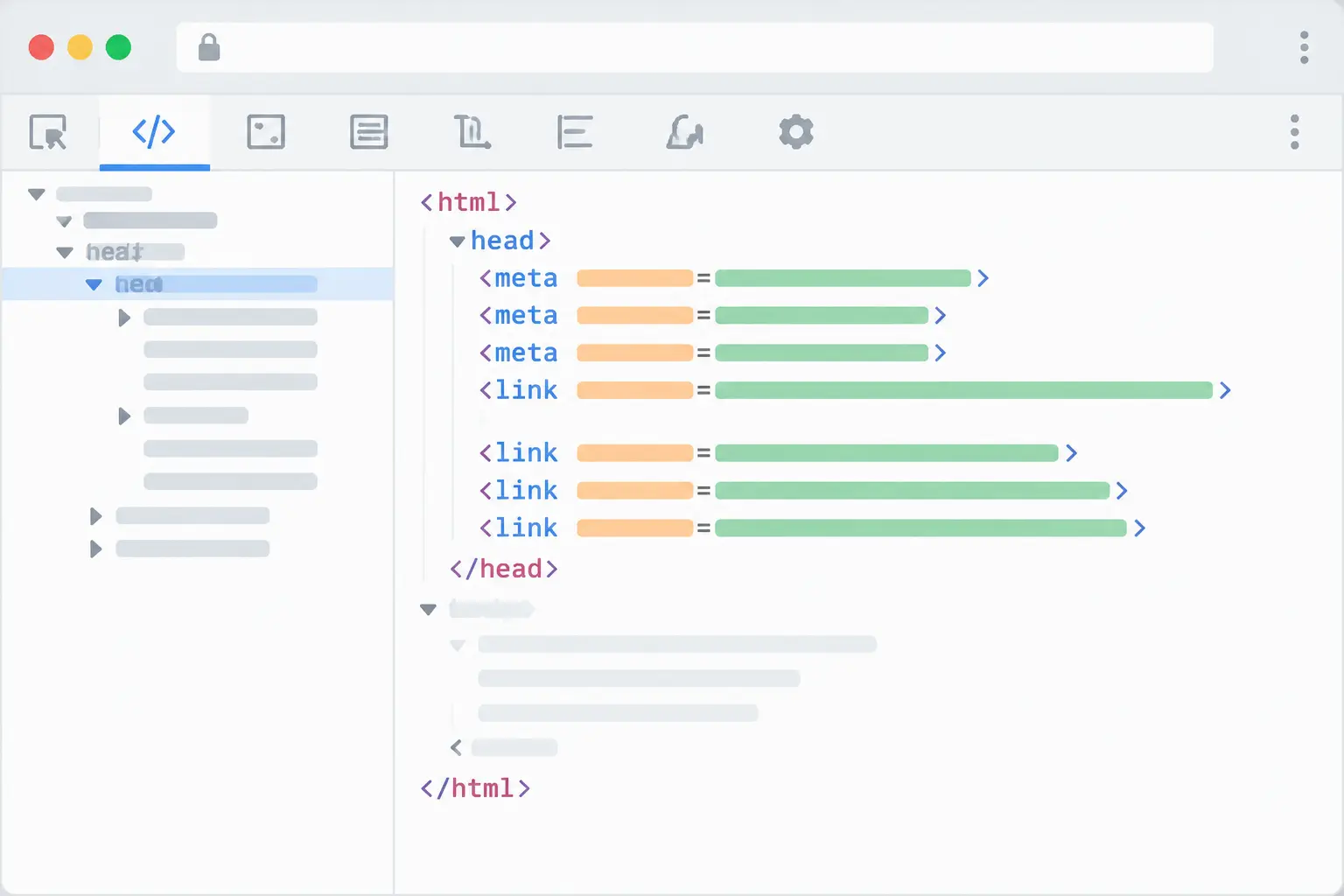 Разметка страницы технического форума в DevTools: видны canonical, страницы пагинации и микроразметка обсуждения от 12 марта 2026 года.