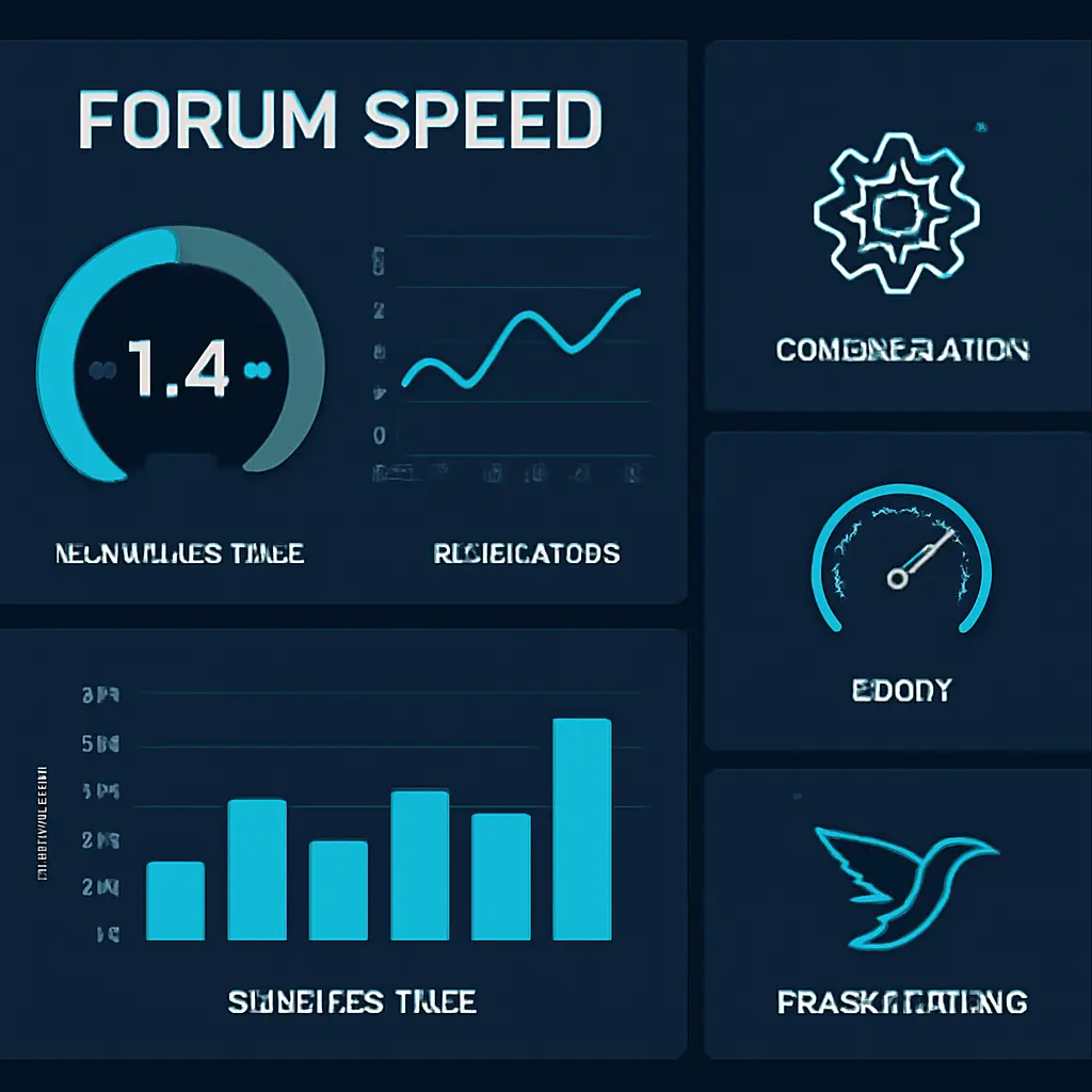 Иллюстрация ускорения загрузки технического форума