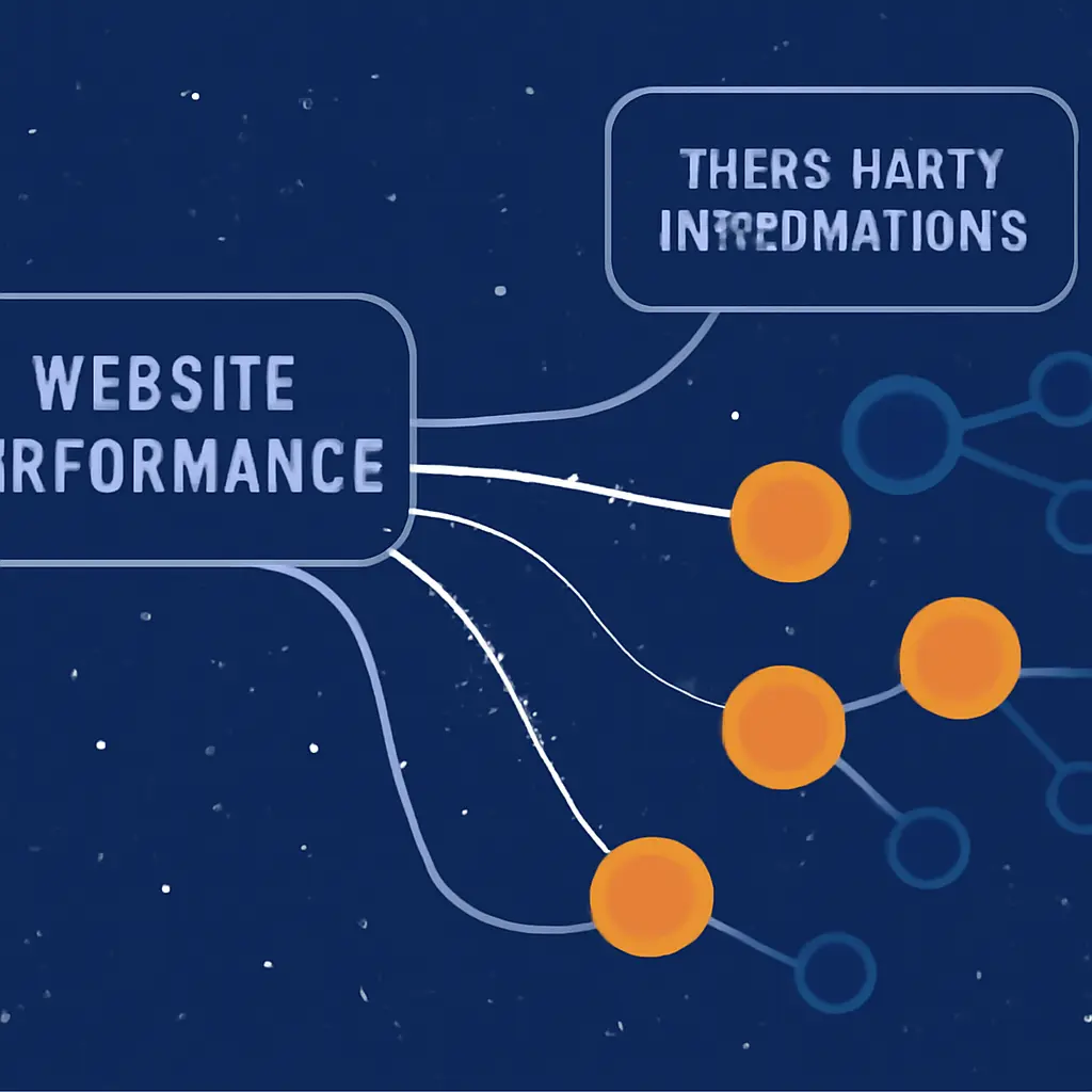 Диаграмма влияния внешних интеграций на скорость сайта